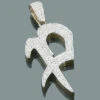 14K Yellow Gold Alphabet Initial Diamond Letter Pendant 4.95ct 2 14K Yellow Gold Alphabet Initial Diamond Letter Pendant 4.95ct -Its Hot Jewelry Shop 14k gold custom made initial p diamond pendant 495ct p 6194