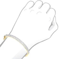 14K Yellow Gold Designer 2 Carat Diamond Bangle Bracelet For Women By Luxurman 13 14K Yellow Gold Designer 2 Carat Diamond Bangle Bracelet For Women By Luxurman -Its Hot Jewelry Shop 14k gold designer 2 carat diamond bangle bracelet for women by luxurman bodye