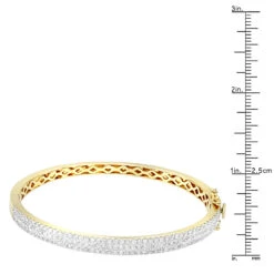 14K Yellow Gold Designer 2 Carat Diamond Bangle Bracelet For Women By Luxurman 14 14K Yellow Gold Designer 2 Carat Diamond Bangle Bracelet For Women By Luxurman -Its Hot Jewelry Shop 14k gold designer 2 carat diamond bangle bracelet for women by luxurman rulerye