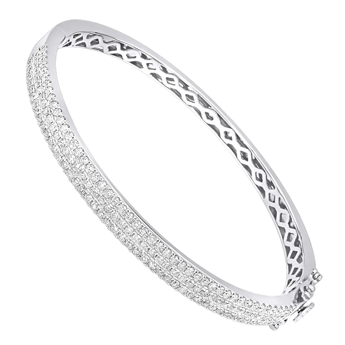 14K Yellow Gold Designer 2 Carat Diamond Bangle Bracelet For Women By Luxurman 4 14K Yellow Gold Designer 2 Carat Diamond Bangle Bracelet For Women By Luxurman - Image 2