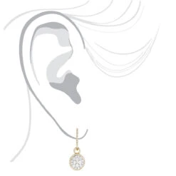 14K Yellow Gold Designer Diamond Earrings 2.04ct Clusters -Its Hot Jewelry Shop 14k gold designer diamond earrings 204ct clusters bodye