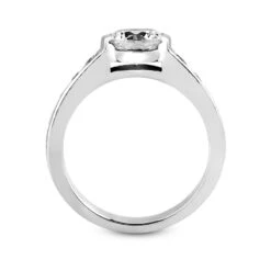 14K White Gold Channel And Bezel Set Diamond Engagement Ring 0.80ct 19 14K White Gold Channel And Bezel Set Diamond Engagement Ring 0.80ct -Its Hot Jewelry Shop 14k gold designer diamond engagement ring 080ct p 25912 additional white