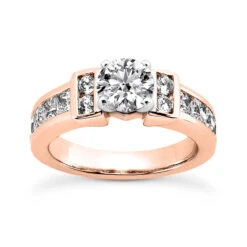 14K White Gold Designer Diamond Engagement Ring 1.28ct -Its Hot Jewelry Shop 14k gold designer diamond engagement ring 128ct p 25950 rose 20220426