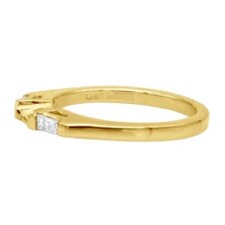 Ultra Thin 14K Yellow Gold Designer Diamond Engagement Ring Band 0.12ct 2.00mm -Its Hot Jewelry Shop 14k gold designer diamond engagement ring band 012ct p 23273 backye