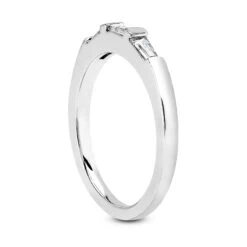 14K White Gold Baguette Diamond Engagement Ring Band 0.23ct -Its Hot Jewelry Shop 14k gold designer diamond engagement ring band 023ct p 23063 back white 20220426