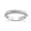 14K White Gold Prong Diamond Engagement Ring Band 0.23ct -Its Hot Jewelry Shop 14k gold designer diamond engagement ring band 023ct p 26374 white 20220426