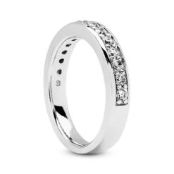 14K White Gold Prong Set Diamond Engagement Ring Band 0.30ct -Its Hot Jewelry Shop 14k gold designer diamond engagement ring band 030ct p 26396 back white 20220426