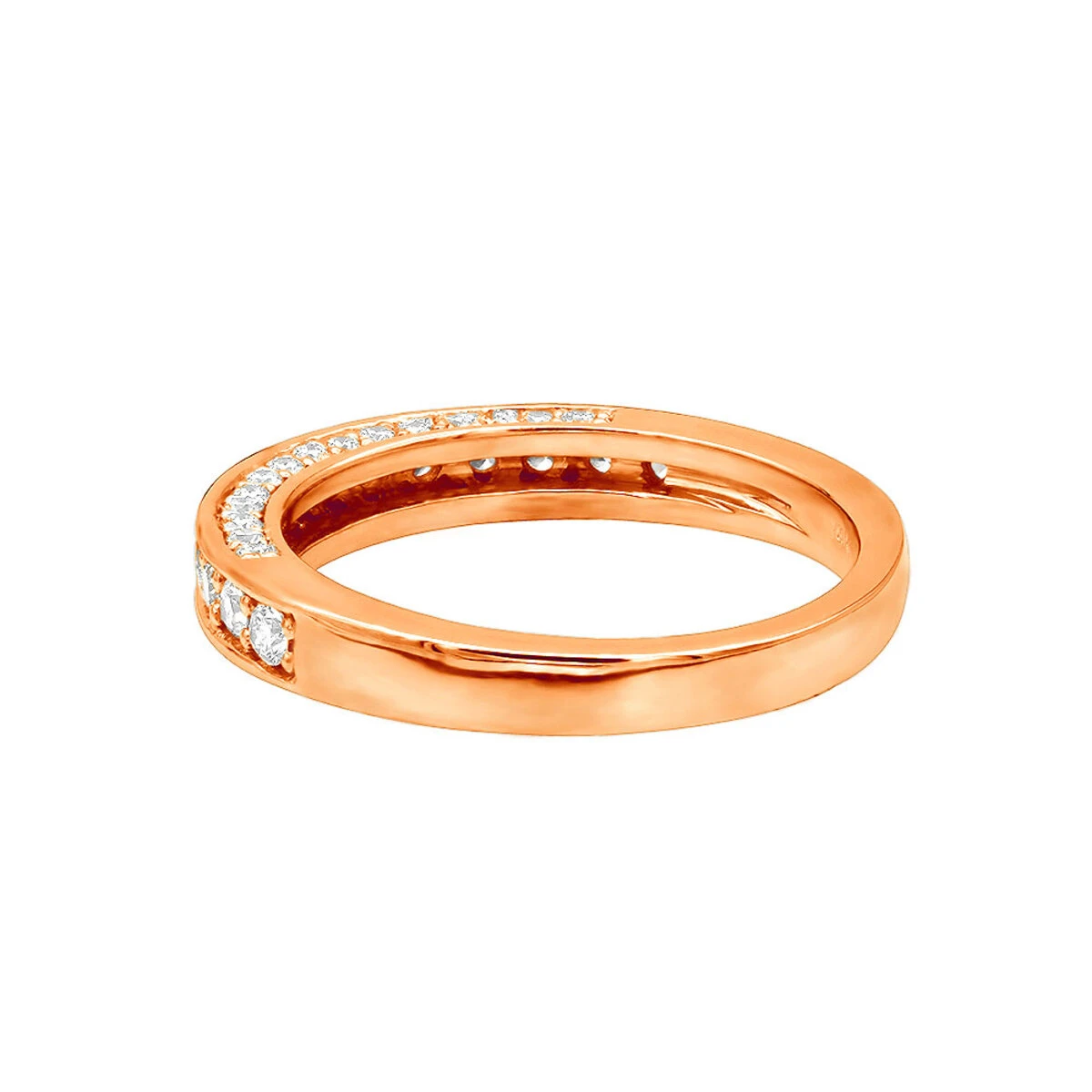 Thin 14K White Gold Designer Diamond Engagement Ring Band 0.72ct 8 Thin 14K White Gold Designer Diamond Engagement Ring Band 0.72ct - Image 6