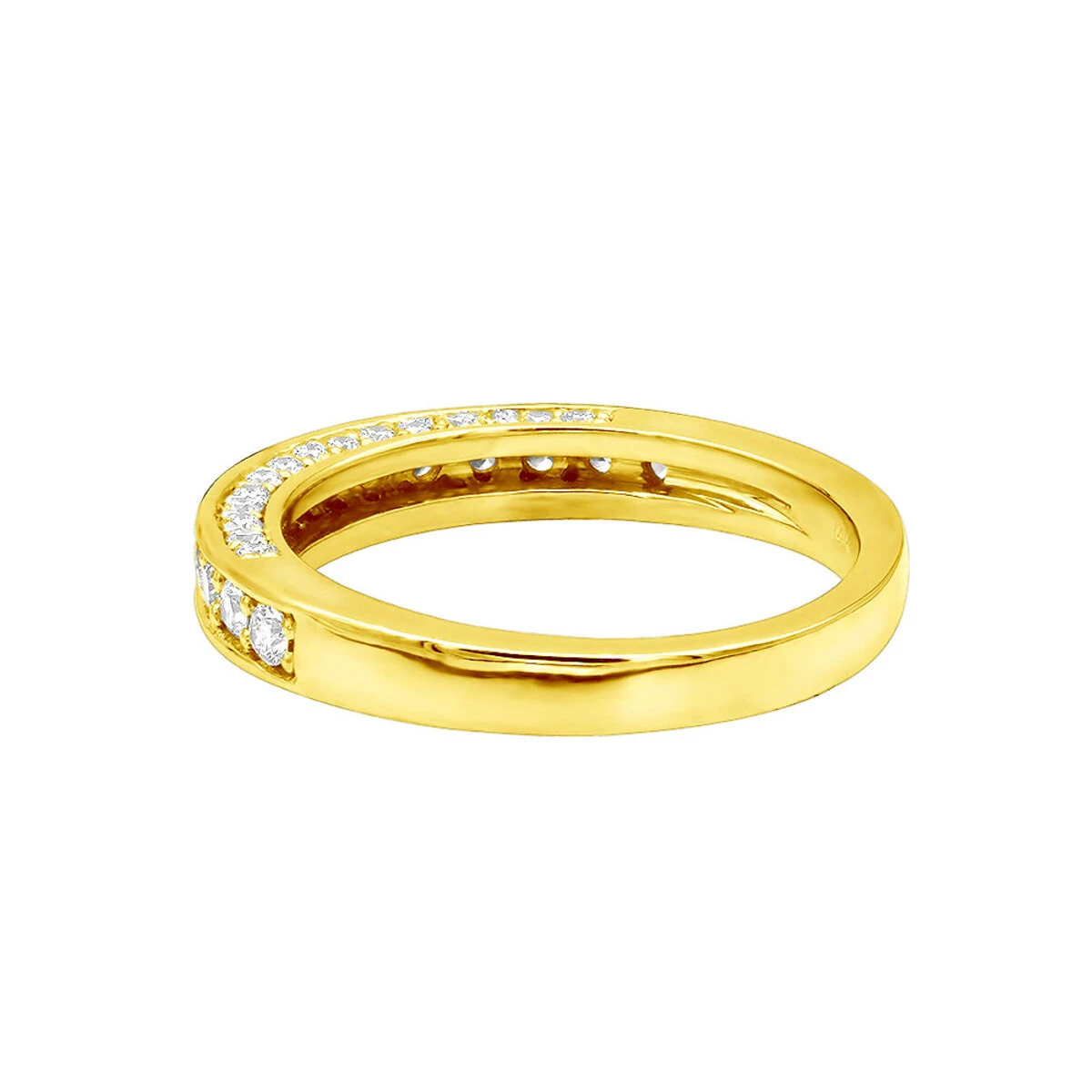 Thin 14K White Gold Designer Diamond Engagement Ring Band 0.72ct 7 Thin 14K White Gold Designer Diamond Engagement Ring Band 0.72ct - Image 5