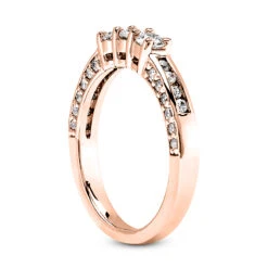 Thin 14K White Gold Designer Diamond Engagement Ring Band 0.80ct 13 Thin 14K White Gold Designer Diamond Engagement Ring Band 0.80ct -Its Hot Jewelry Shop 14k gold designer diamond engagement ring band 080ct p 26441 back rose 20220426