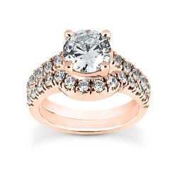 14K White Gold Designer Prong Set Diamond Engagement Ring Set 0.98ct 19 14K White Gold Designer Prong Set Diamond Engagement Ring Set 0.98ct -Its Hot Jewelry Shop 14k gold designer diamond engagement ring set 098ct p 26228 rose 20220426