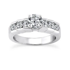 14K White Gold Designer Prong Set Diamond Engagement Ring Set 3.20ct -Its Hot Jewelry Shop 14k gold designer diamond engagement ring set 320ct p 25977 back white 20220426