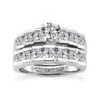14K White Gold Designer Prong Set Diamond Engagement Ring Set 3.20ct -Its Hot Jewelry Shop 14k gold designer diamond engagement ring set 320ct p 25977 white 20220426