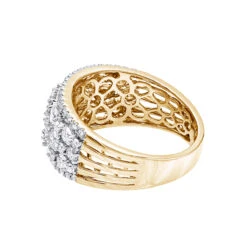 14K Yellow Gold Designer Diamond Wedding Band For Women 2 Carat Luxurman Ring 15 14K Yellow Gold Designer Diamond Wedding Band For Women 2 Carat Luxurman Ring -Its Hot Jewelry Shop 14k gold designer diamond wedding band for women 2 carat luxurman ring backye