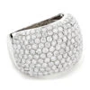 14K White Gold Designer Pave Diamond Ring For Women 5 Carat Wide Anniversary Band -Its Hot Jewelry Shop 14k gold designer pave diamond ring 550ct p 6076 wh