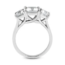 14K White Gold Handmade Diamond 3 Stone Engagement Ring 0.75ct -Its Hot Jewelry Shop 14k gold diamond 3 stone engagement ring 075ct p 25490 additional white