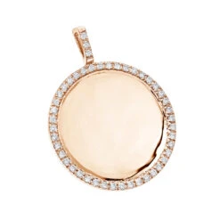 14K Yellow Gold Diamond Circle Medallion Pendant For Women 0.5ct By Luxurman 10 14K Yellow Gold Diamond Circle Medallion Pendant For Women 0.5ct By Luxurman -Its Hot Jewelry Shop 14k gold diamond circle medallion pendant for women 05ct by luxurman ro
