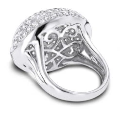 14K White Gold Diamond Cocktail Ring 4.53ct -Its Hot Jewelry Shop 14k gold diamond cocktail ring 453ct p 40378 backwh