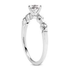 14K White Gold Diamond Designer Engagement Ring 0.62ct -Its Hot Jewelry Shop 14k gold diamond designer engagement ring 062ct p 28245 back white 20220426