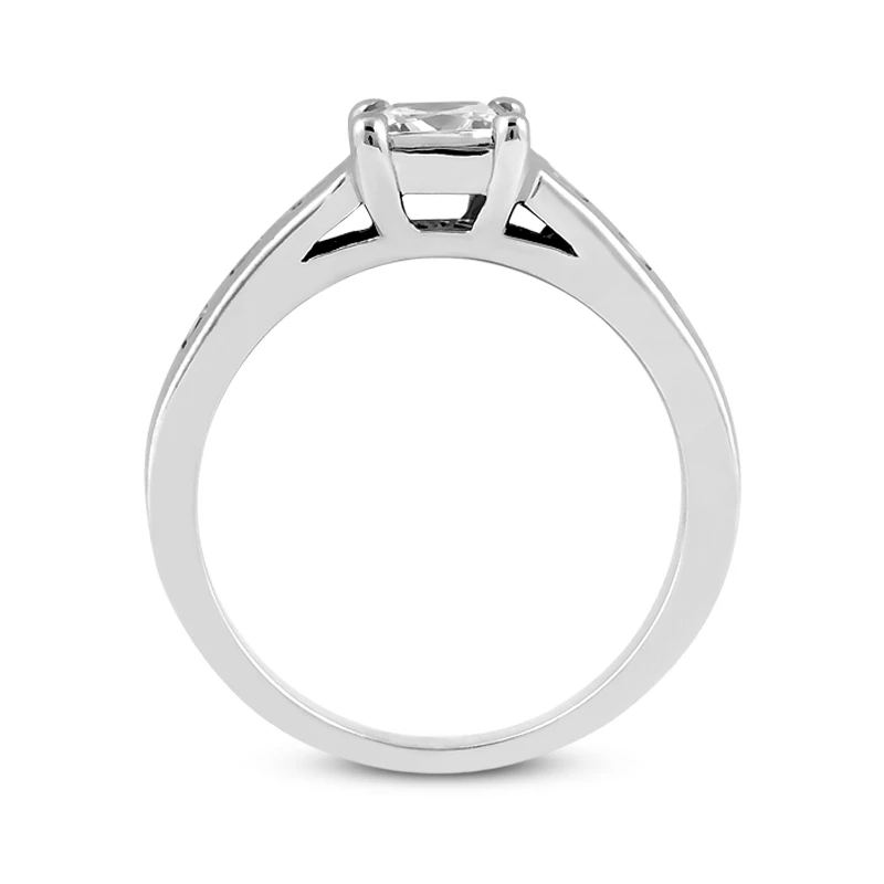 14K White Gold Diamond Designer Engagement Ring 0.64ct 11 14K White Gold Diamond Designer Engagement Ring 0.64ct - Image 9