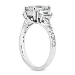 14K White Gold Diamond Designer Engagement Ring 1.91ct -Its Hot Jewelry Shop 14k gold diamond designer engagement ring 191ct p 28929 back white