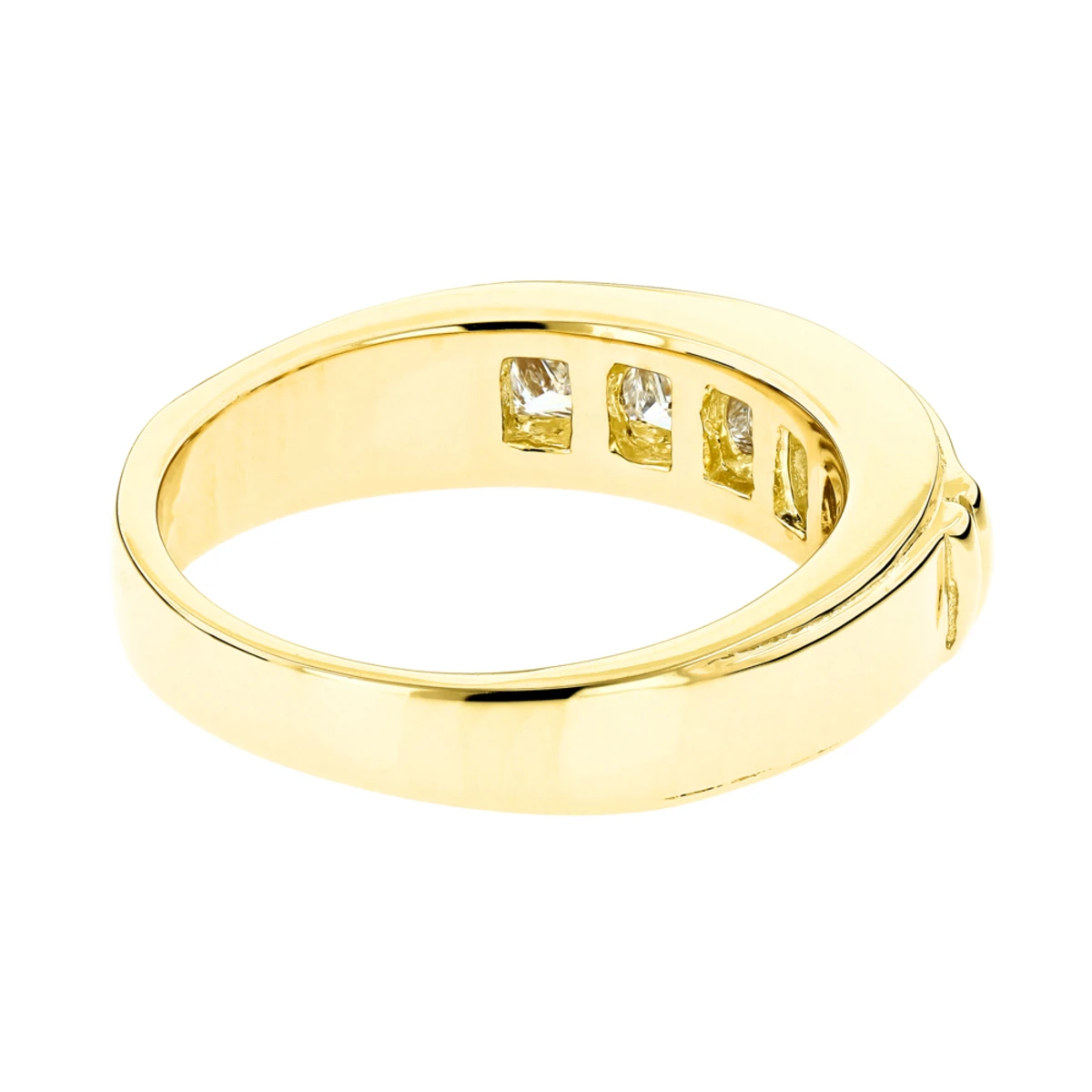 14K Yellow Gold Diamond Designer Engagement Ring Band 1.50ct 6 14K Yellow Gold Diamond Designer Engagement Ring Band 1.50ct - Image 4