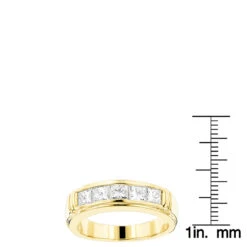14K Yellow Gold Diamond Designer Engagement Ring Band 1.50ct 13 14K Yellow Gold Diamond Designer Engagement Ring Band 1.50ct -Its Hot Jewelry Shop 14k gold diamond designer engagement ring band 150ct p 28651 rulerye