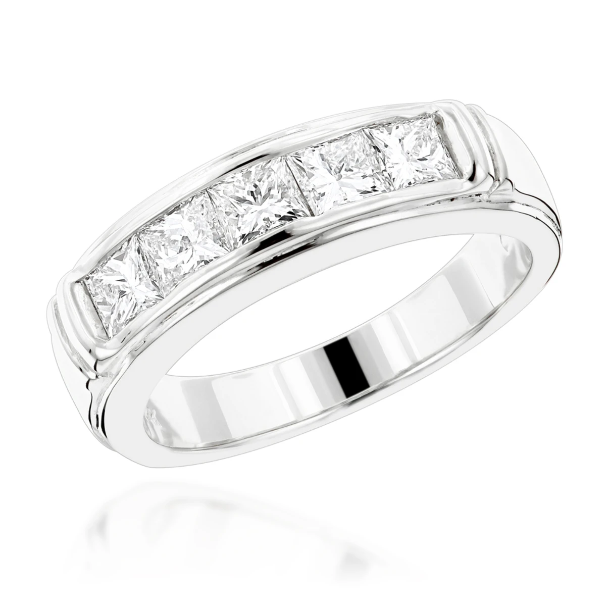 14K Yellow Gold Diamond Designer Engagement Ring Band 1.50ct 4 14K Yellow Gold Diamond Designer Engagement Ring Band 1.50ct - Image 2