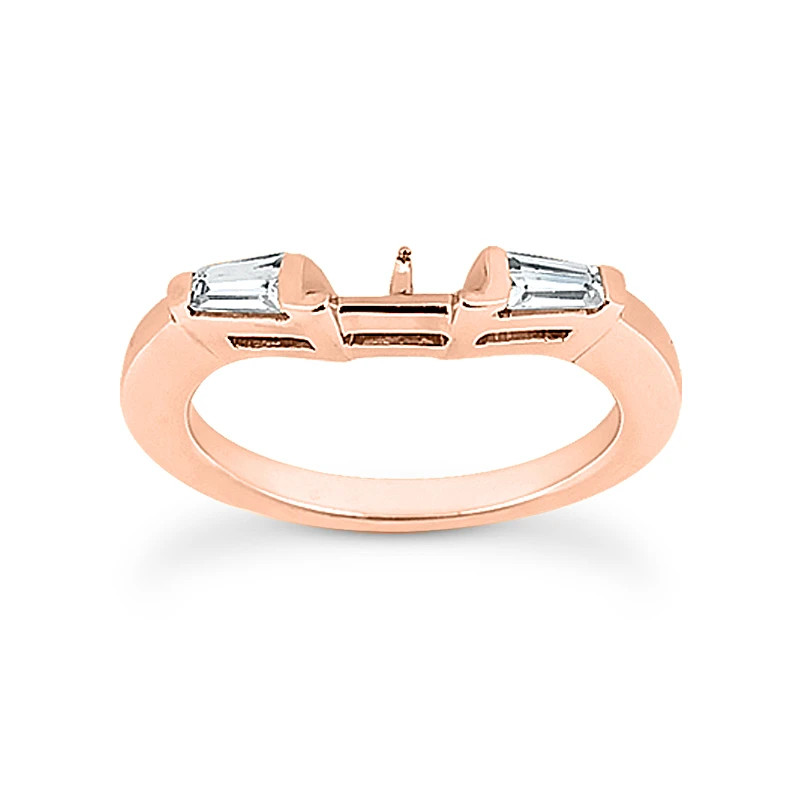 14K White Gold Diamond Designer Engagement Ring Set 0.64ct 12 14K White Gold Diamond Designer Engagement Ring Set 0.64ct - Image 10