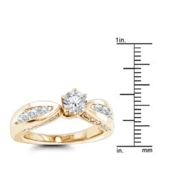Affordable Round Cut Diamond Engagement Ring 1.24ct 14K White Gold 16 Affordable Round Cut Diamond Engagement Ring 1.24ct 14K White Gold -Its Hot Jewelry Shop 14k gold diamond engagement ring 124ct p 25730 rulerye