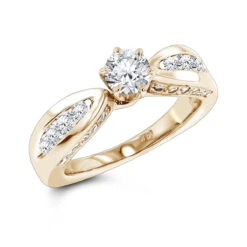 Affordable Round Cut Diamond Engagement Ring 1.24ct 14K White Gold 11 Affordable Round Cut Diamond Engagement Ring 1.24ct 14K White Gold -Its Hot Jewelry Shop 14k gold diamond engagement ring 124ct p 25730 ye