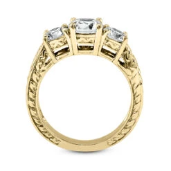 14K White Gold 3 Stone Prong Set Diamond Engagement Ring Mounting 0.14ct -Its Hot Jewelry Shop 14k gold diamond engagement ring mounting 014ct p 25502 additional yellow