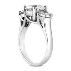 14K White Gold Round Diamond Prong Set Engagement Ring Mounting 0.20ct -Its Hot Jewelry Shop 14k gold diamond engagement ring mounting 020ct p 25443 back white 20220426