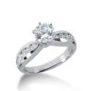 14K White Gold Channel And Prong Set Diamond Engagement Ring Mounting 0.36ct 2 14K White Gold Channel And Prong Set Diamond Engagement Ring Mounting 0.36ct -Its Hot Jewelry Shop 14k gold diamond engagement ring mounting 036ct p 26167 white 20220426