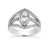 Halo 14K White Gold Diamond Engagement Ring Mounting 0.70ct 4.7mm -Its Hot Jewelry Shop 14k gold diamond engagement ring mounting 070ct p 23745 white 20220426