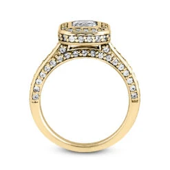 Halo 14K White Gold Diamond Engagement Ring Mounting 0.94ct -Its Hot Jewelry Shop 14k gold diamond engagement ring mounting 094ct p 23823 additional yellow
