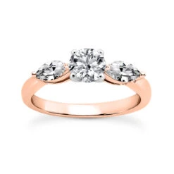 14K White Gold Diamond Engagement Ring Setting 0.28ct 2.17mm -Its Hot Jewelry Shop 14k gold diamond engagement ring setting 028ct p 28893 rose