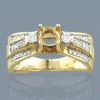14K Yellow Gold Diamond Engagement Ring Setting 0.65ct -Its Hot Jewelry Shop 14k gold diamond engagement ring setting 065ct p 7005