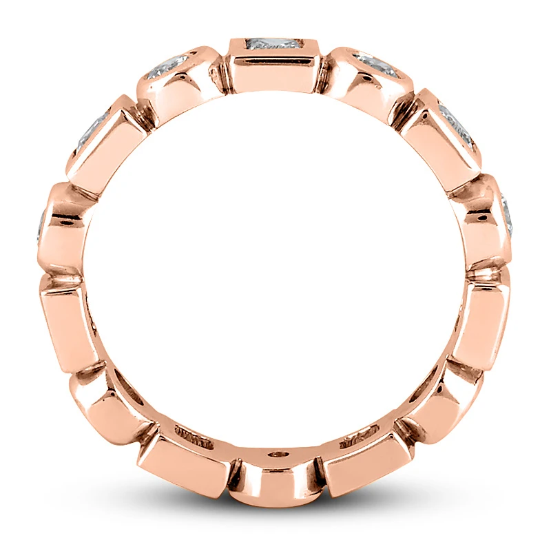 14K White Gold Diamond Eternity Band 1.12ct 9 14K White Gold Diamond Eternity Band 1.12ct - Image 7