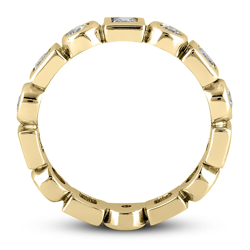 14K White Gold Diamond Eternity Band 1.12ct 10 14K White Gold Diamond Eternity Band 1.12ct - Image 8