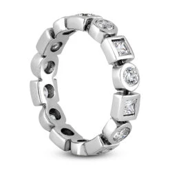 14K White Gold Diamond Eternity Band 1.12ct 14 14K White Gold Diamond Eternity Band 1.12ct -Its Hot Jewelry Shop 14k gold diamond eternity band 112ct p 24941 back white 20220426