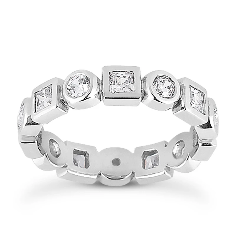 14K White Gold Diamond Eternity Band 1.12ct 3 14K White Gold Diamond Eternity Band 1.12ct