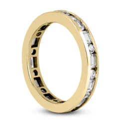 14K White Gold Diamond Eternity Band 1.56ct 12 Diamonds -Its Hot Jewelry Shop 14k gold diamond eternity band 156ct p 24940 back yellow 20220426