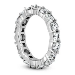 Thin 14K White Gold Diamond Eternity Band 3.15ct -Its Hot Jewelry Shop 14k gold diamond eternity band 315ct p 24942 back white 20220426
