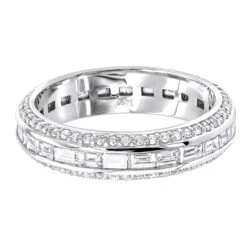14K White Gold Diamond Eternity Ring 2.50ct 11 14K White Gold Diamond Eternity Ring 2.50ct -Its Hot Jewelry Shop 14k gold diamond eternity ring 250ct p 24933 backwh
