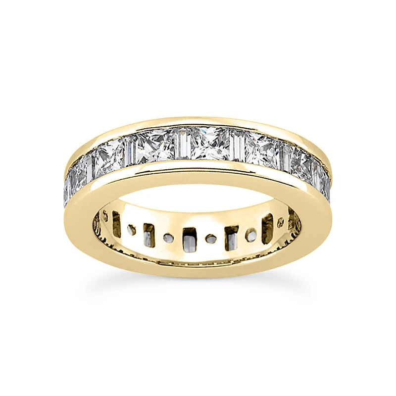 14K White Gold Diamond Eternity Ring 4.29ct 4 14K White Gold Diamond Eternity Ring 4.29ct - Image 2