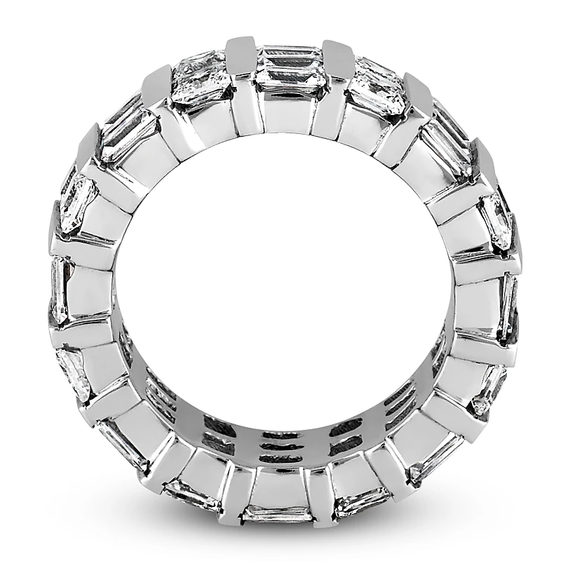 14K White Gold Diamond Eternity Ring 5.12ct 11 14K White Gold Diamond Eternity Ring 5.12ct - Image 9