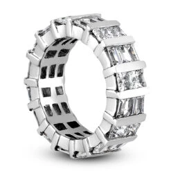 14K White Gold Diamond Eternity Ring 5.12ct 14 14K White Gold Diamond Eternity Ring 5.12ct -Its Hot Jewelry Shop 14k gold diamond eternity ring 512ct p 24945 back white 20220426