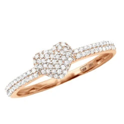 14K White Gold Diamond Heart Ring 0.25ct 12 14K White Gold Diamond Heart Ring 0.25ct -Its Hot Jewelry Shop 14k gold diamond heart ring 029ct ro