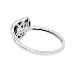 Real Diamond Heart Ring For Women 14K White Gold 0.33ct -Its Hot Jewelry Shop 14k gold diamond heart ring 046ct p 42944 backwh